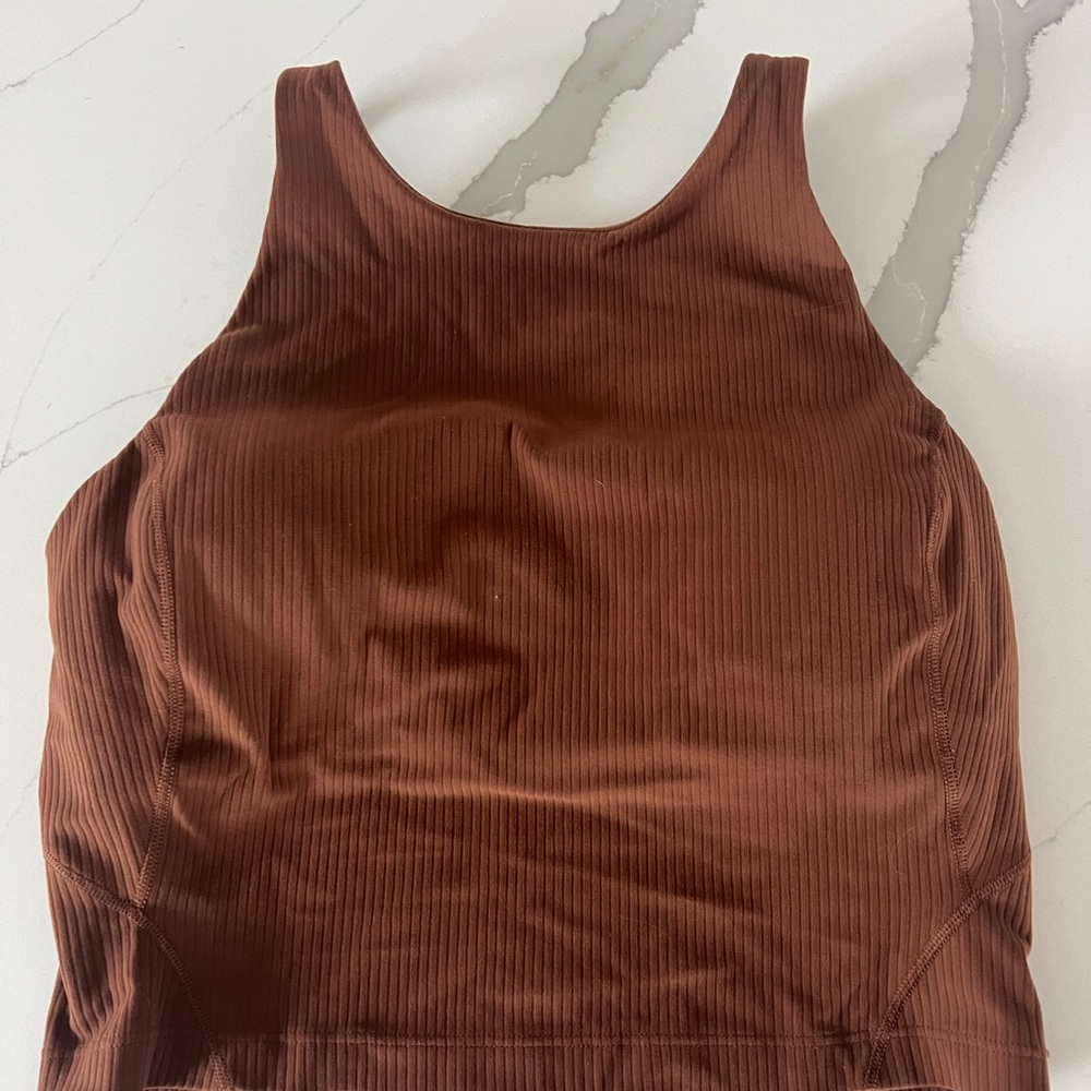 Women's Lululemon align high neck tank top crop